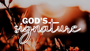 God's hidden signature